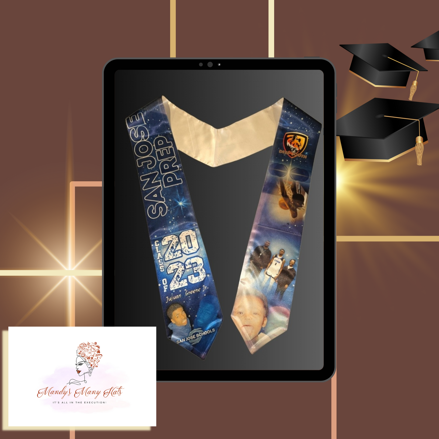 Custom Graduation Stole