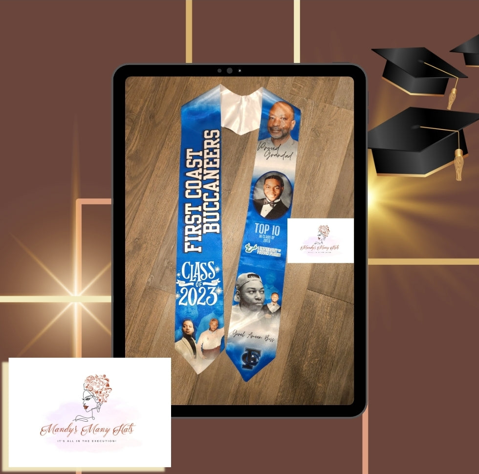 Custom Graduation Stole