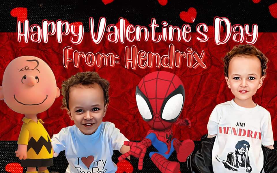 Custom Valentine Keepsake Cards