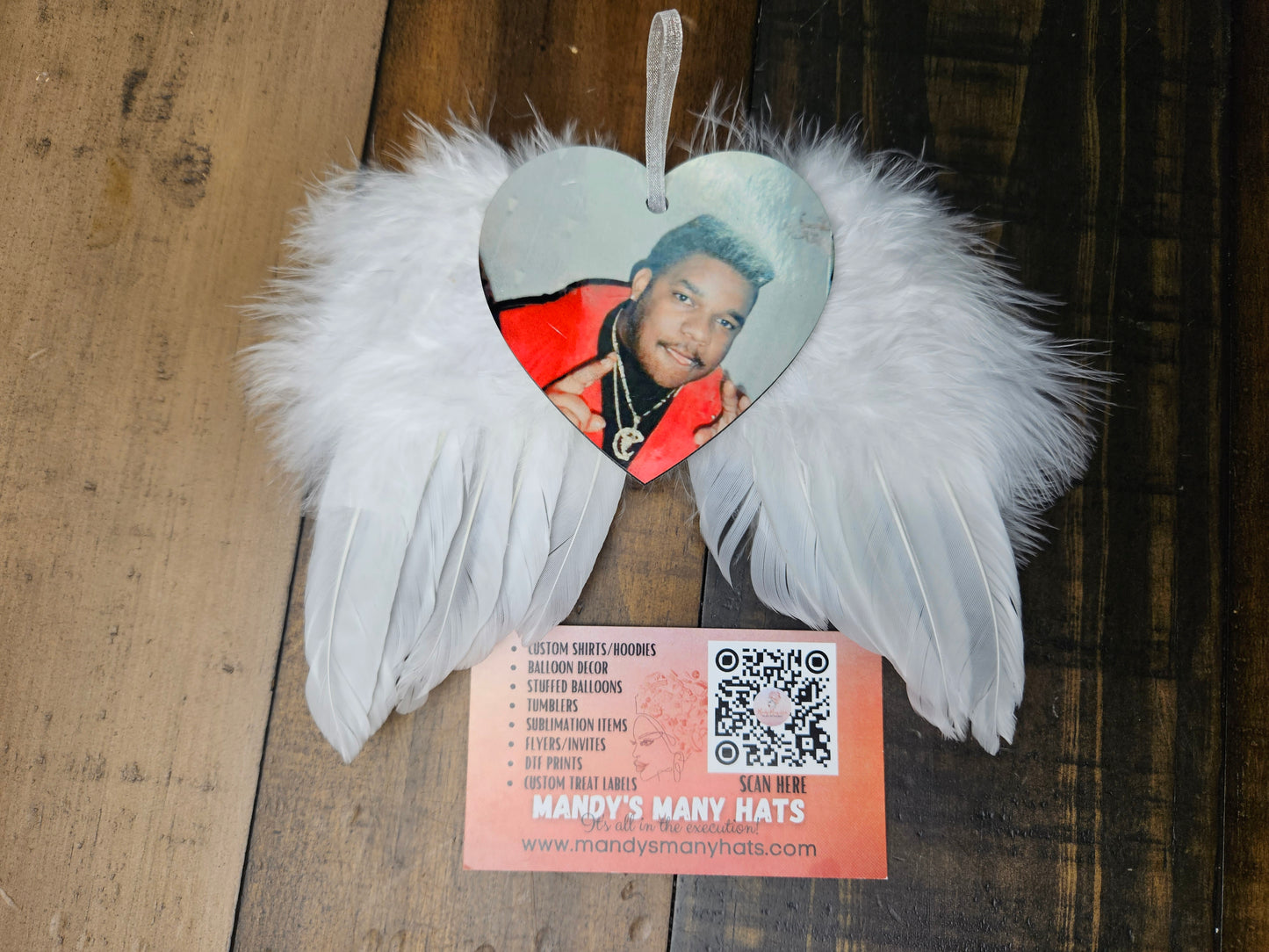 Angel Wings Memorial Ornament