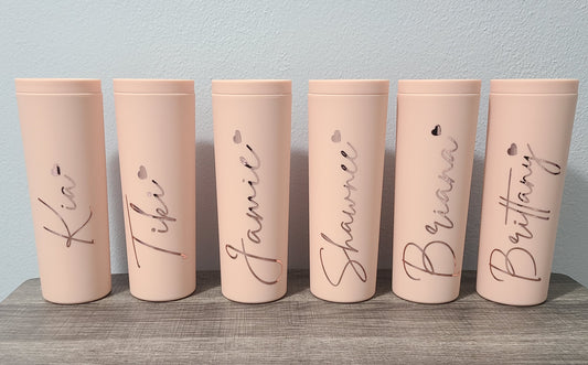 Skinny Tumbler with name