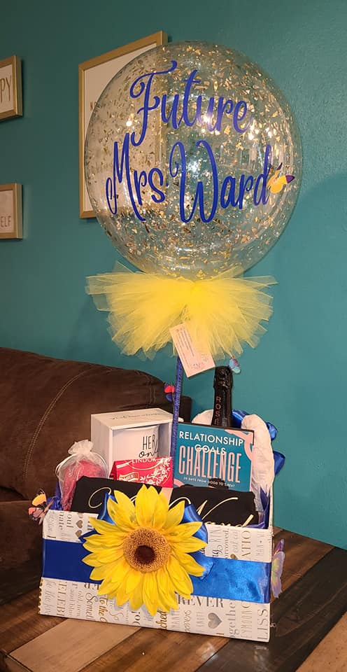 Bridal Balloon Box