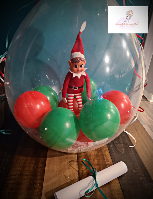 Welcome Elf Christmas Stuffed Balloon