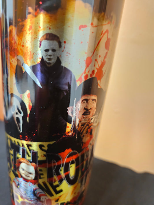 Halloween Welcome to Death Row Tumbler