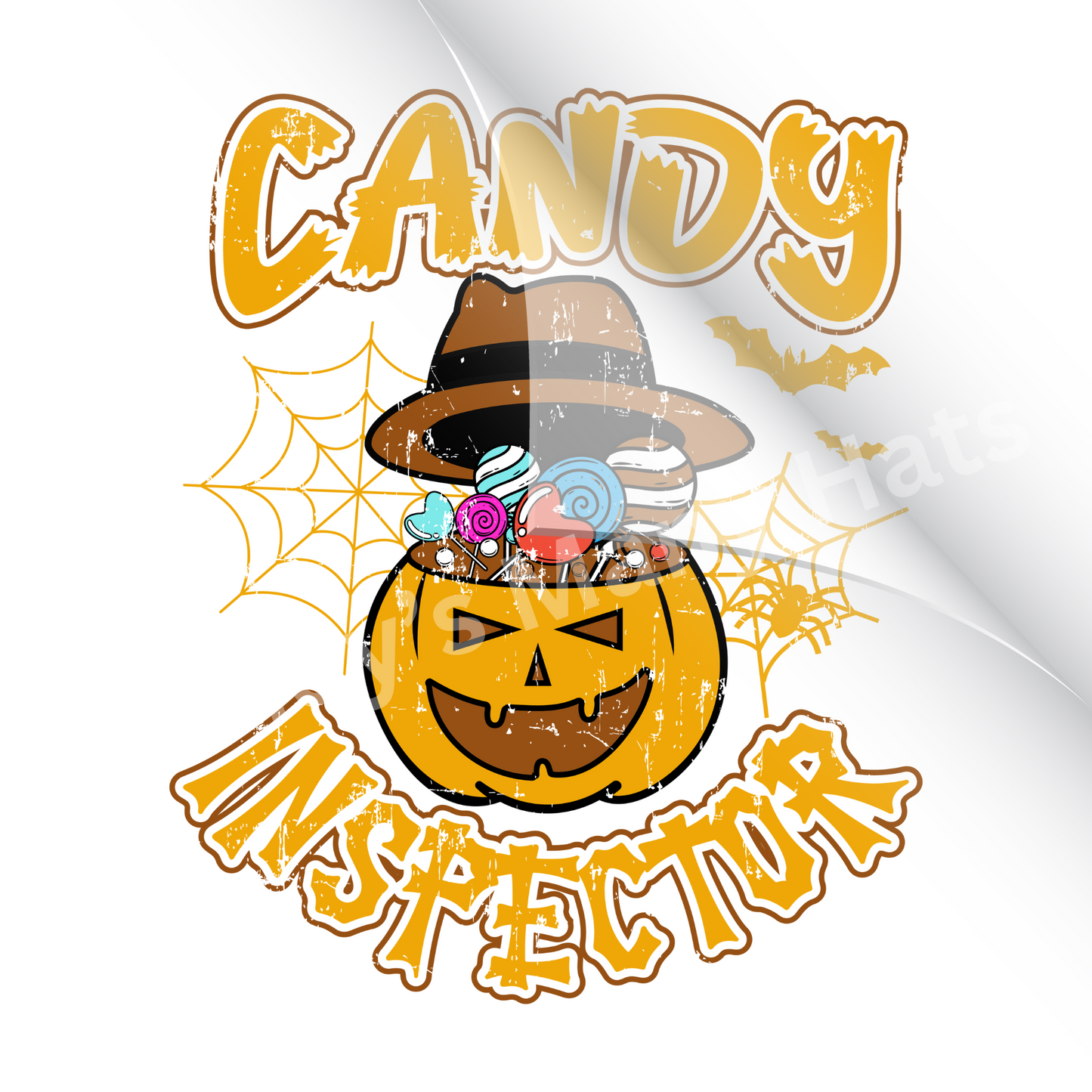 Candy Inspector Halloween DTF Transfer