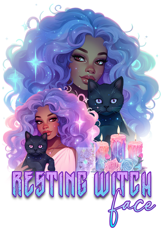 Resting Witch Face DTF Transfer