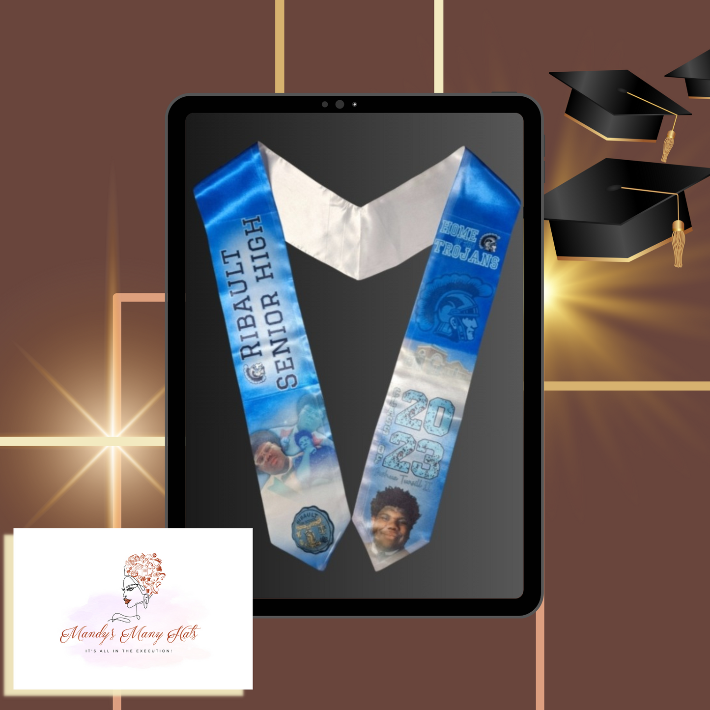 Custom Graduation Stole