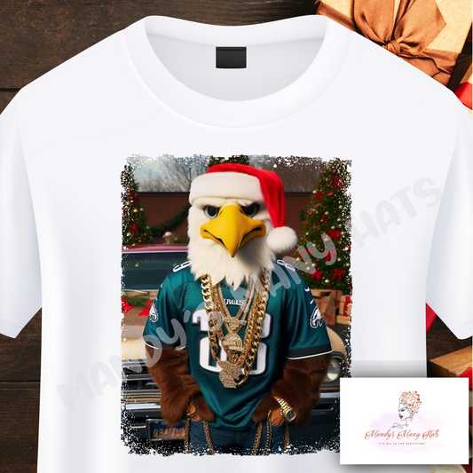 Urban Philly Eagle Christmas DTF Transfer