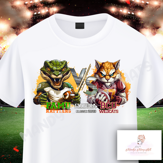 Florida Classic HBCU Rattlers VS Wildcats T Shirt