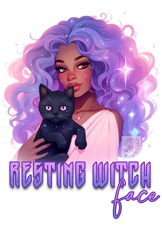 Resting Witch DTF Transfer