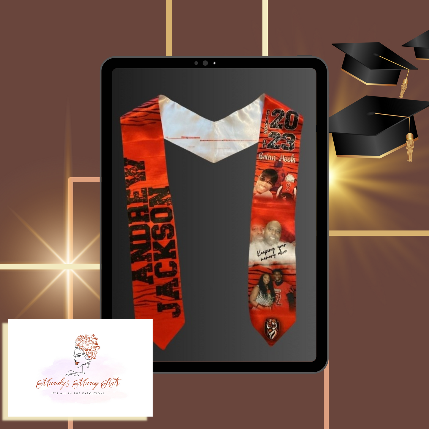 Custom Graduation Stole