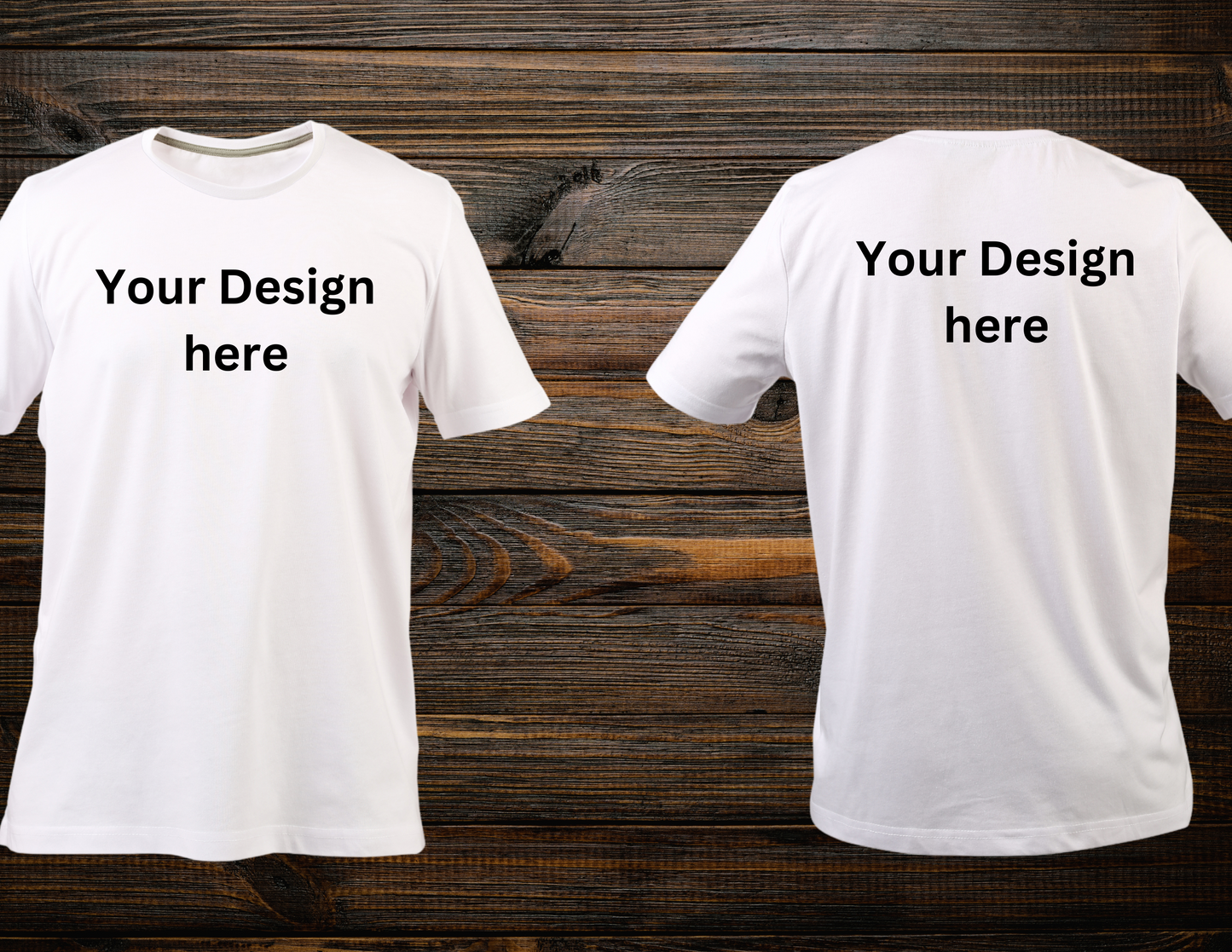 Custom T Shirt Front and Back