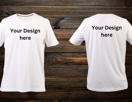 Custom T Shirt Front and Back